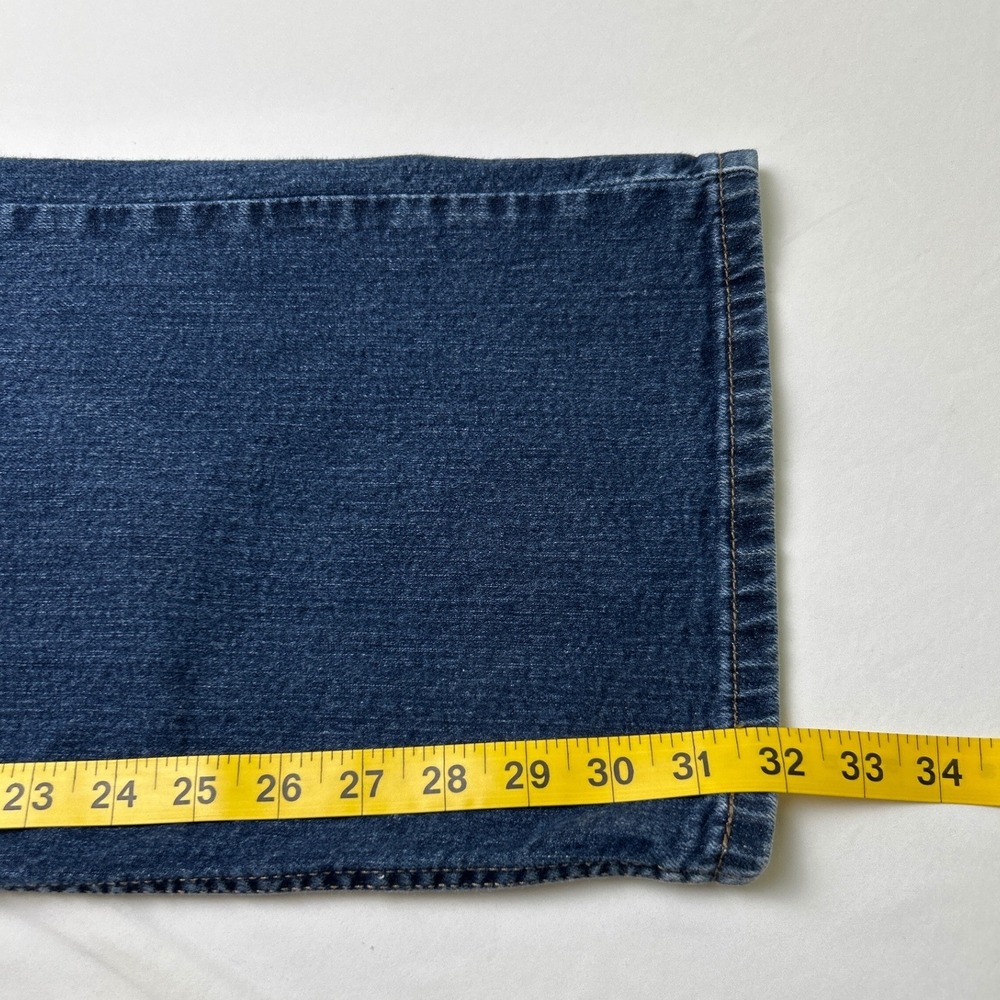 Levis Mens 569 Loose Straight Fit Denim Jeans Size 42x32 Medium Wash Blue Casual - Picture 9 of 11